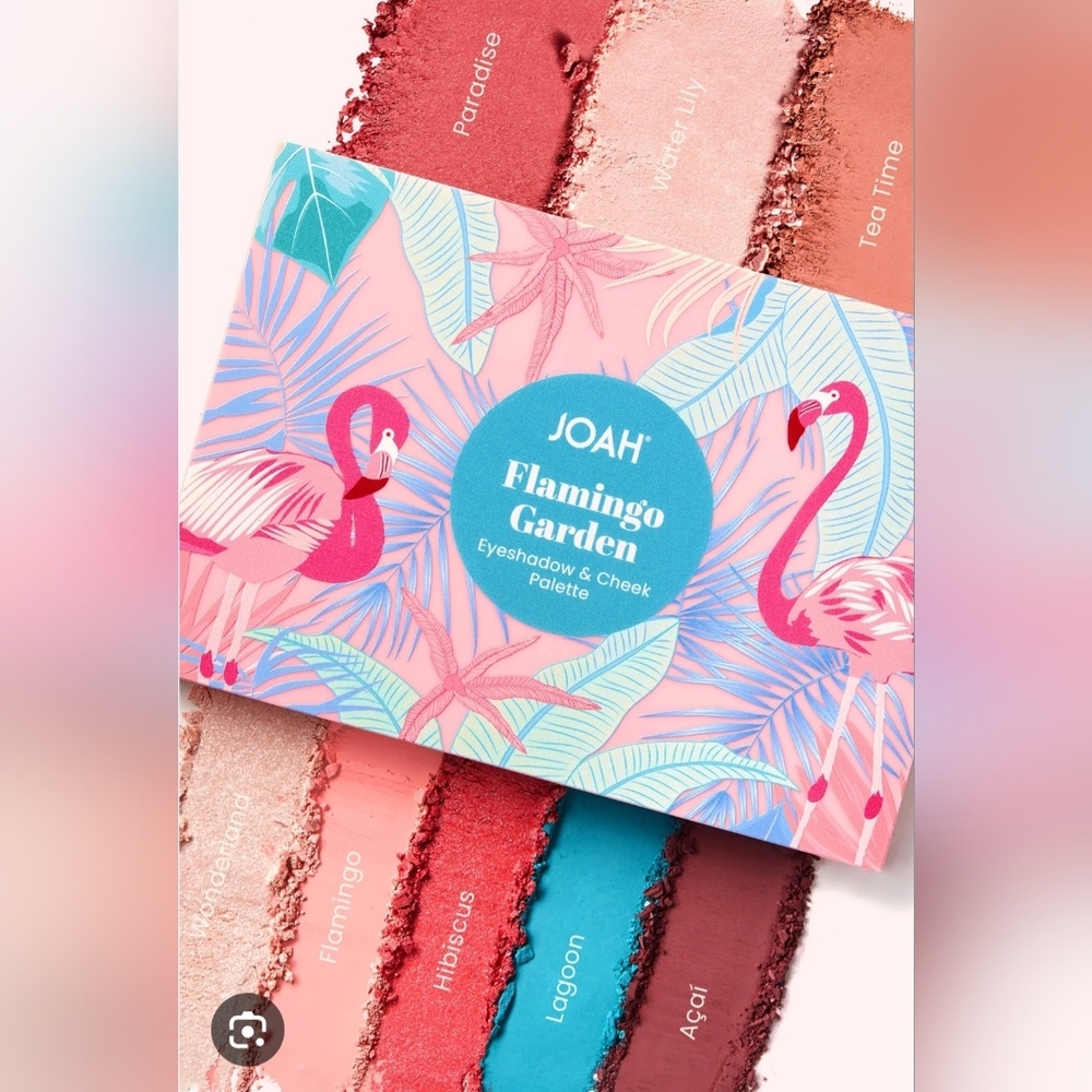 JOAH Flamingo Garden Eye And Check Palette
